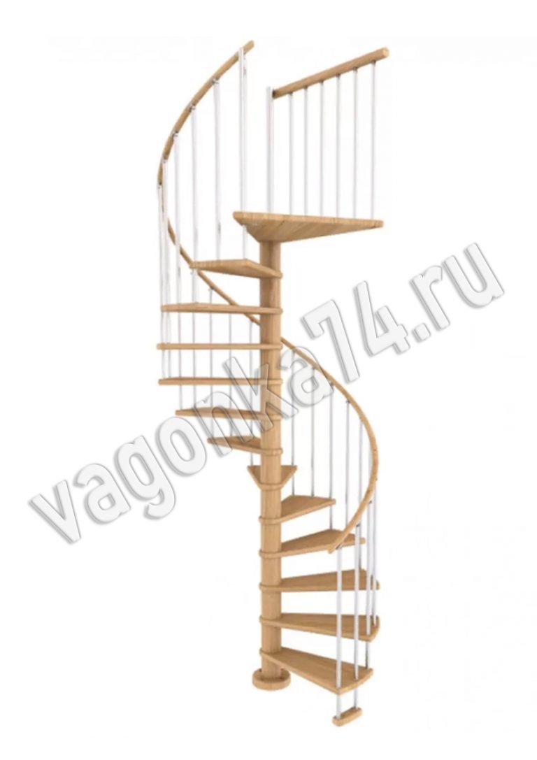 Деревянная Винтовая лестница Spiral Color на vagonka74