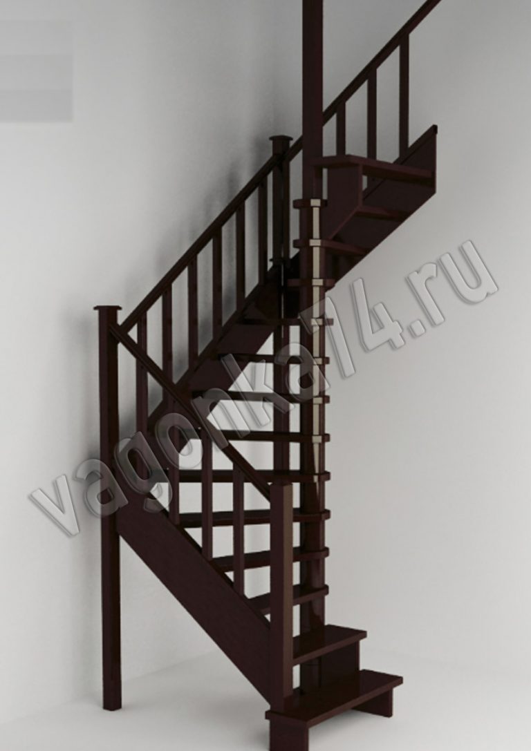 Деревянная Лестница Prosto pino 15 на vagonka74