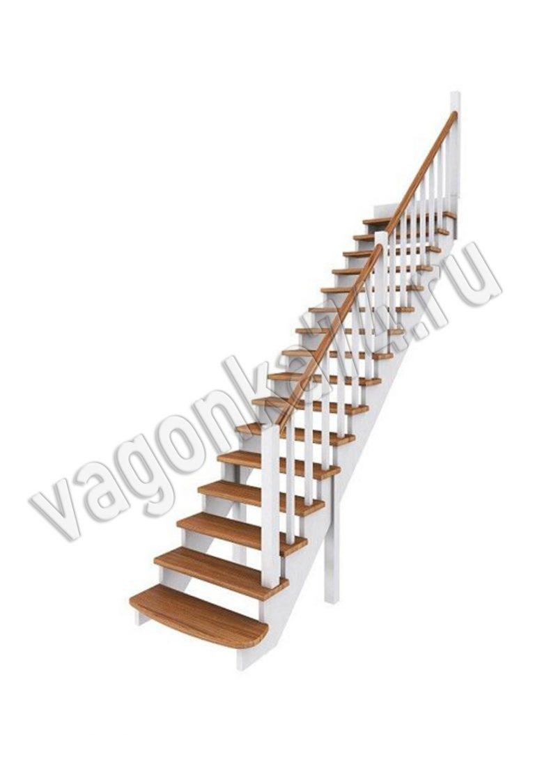 Деревянная Лестница К-020у на vagonka74