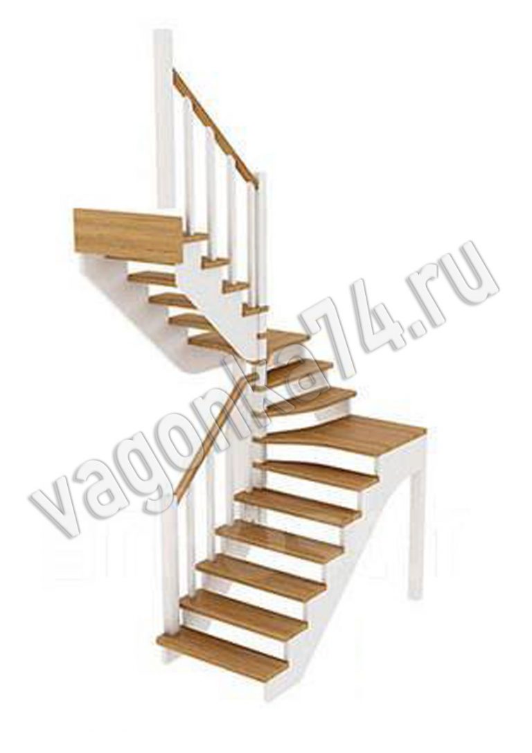 Деревянная Лестница К-033М на vagonka74