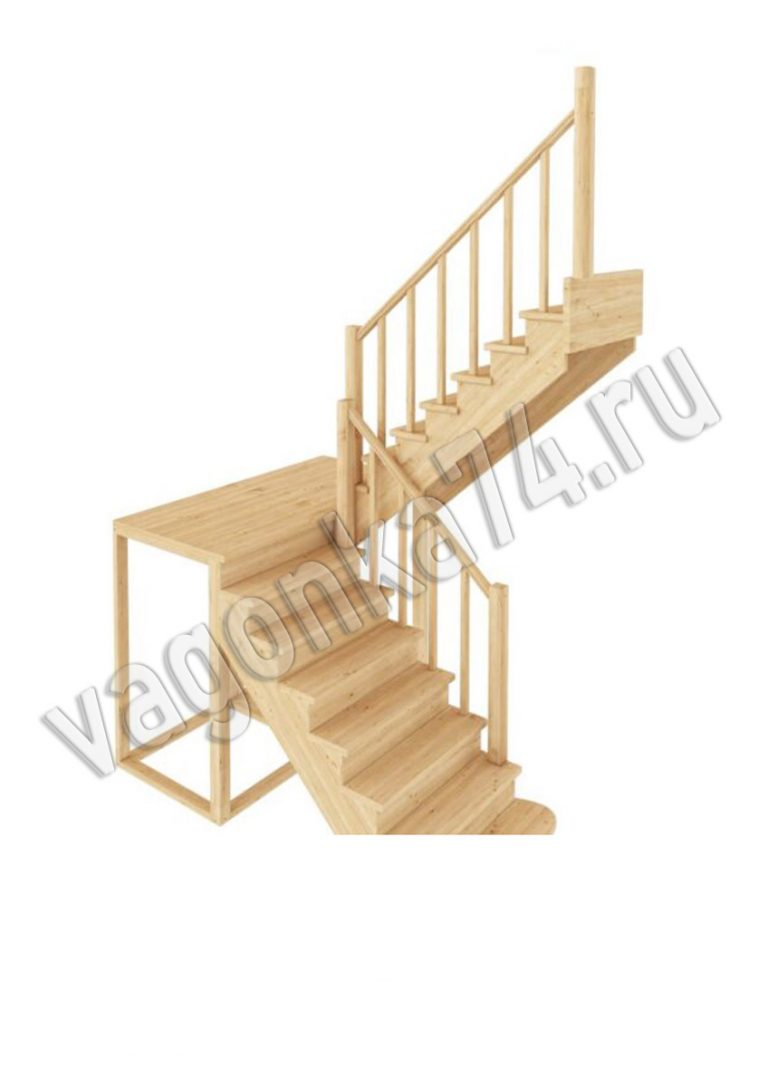 Деревянная Лестница К-104М на vagonka74