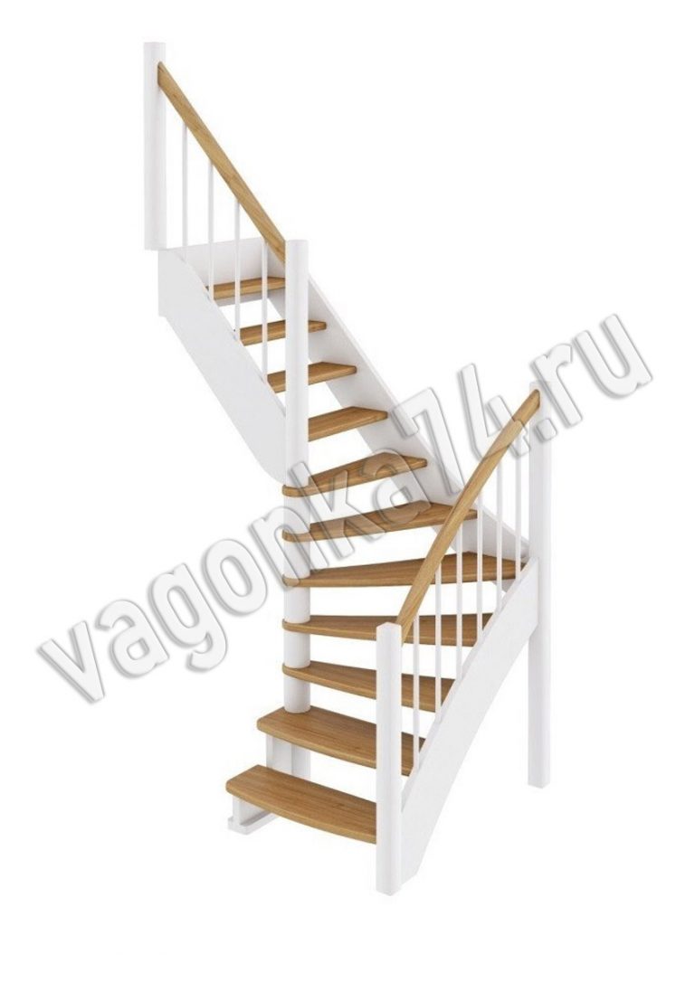 Деревянная Лестница ЛС-09М на vagonka74