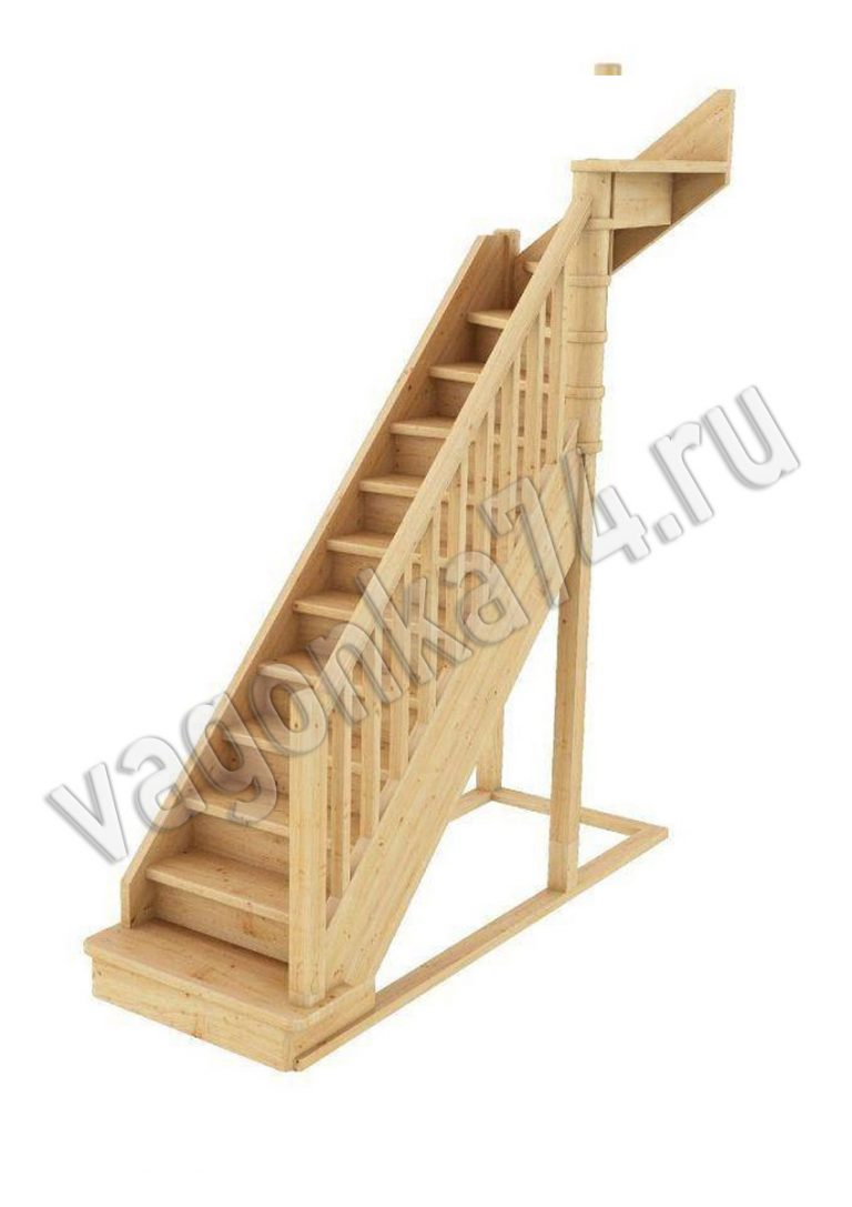 Деревянная Лестница ЛС-215М на vagonka74