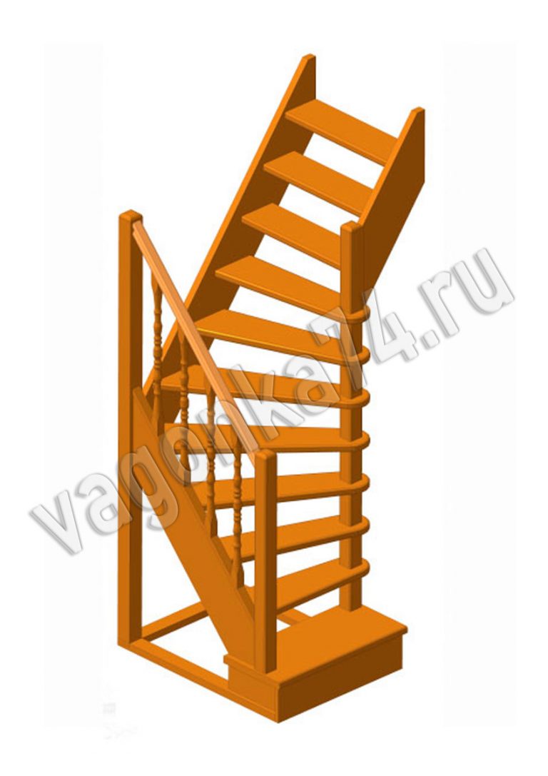 Деревянная Лестница ЛС-925 на vagonka74