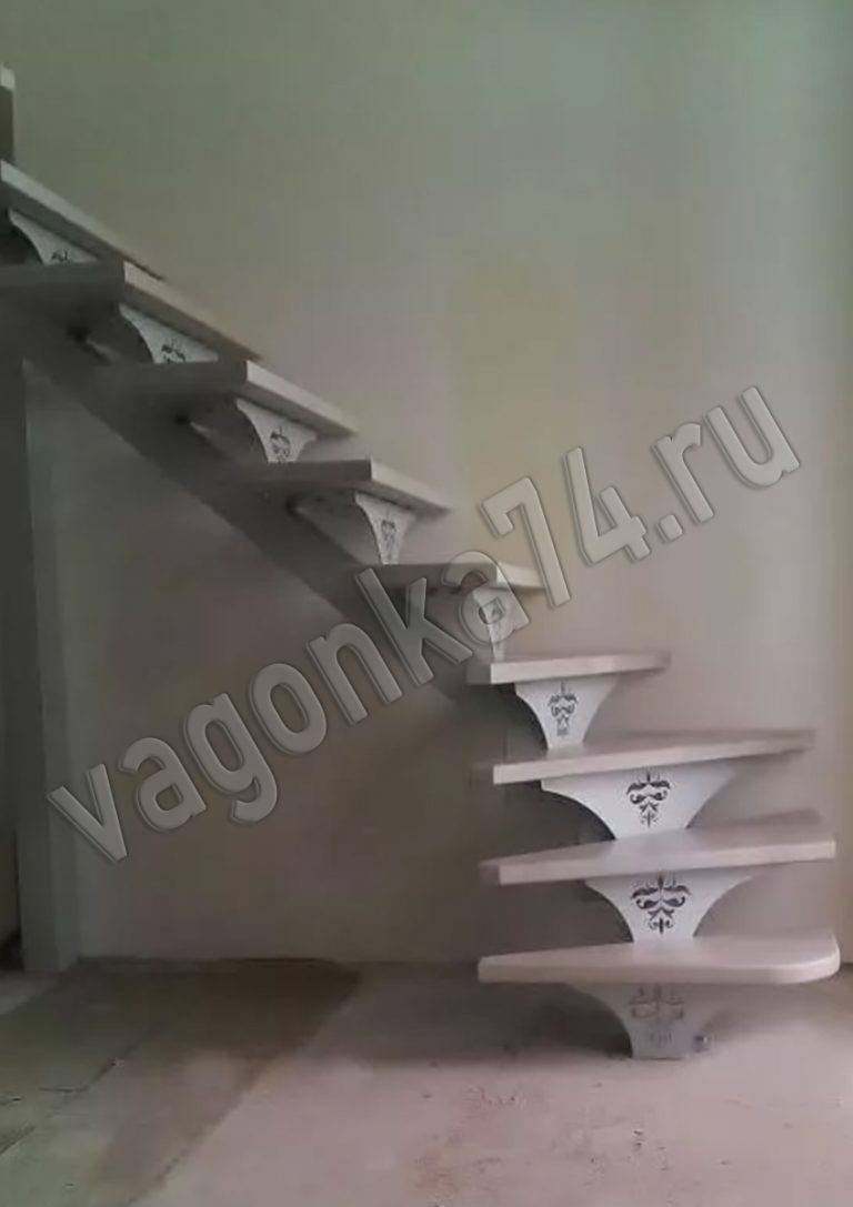 Лестница PROSTO MONO Г-образная на vagonka74